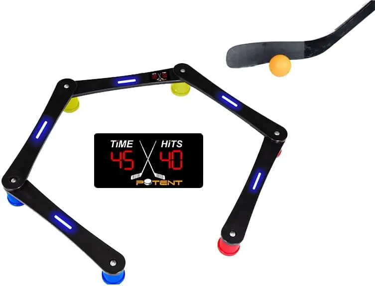 

Training Equipment - Digital Stickhandling Trainer - Portable Stick Handling Aid - On & Off Ice Tool - Practice Puck Control
