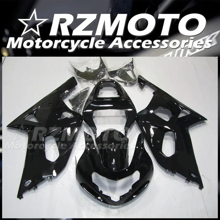 

4Gifts New ABS Motorcycle Fairings Kit Fit for Suzuki GSX-R 600 750 K1 2001 2002 2003 01 02 03 Bodywork Set Black Bright