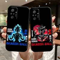dragon ball saiyan phone case for xiaomi redmi note 9t 9s 9 pro max 10 10x 10 pro max 10t 10s 5g coque liquid silicon back