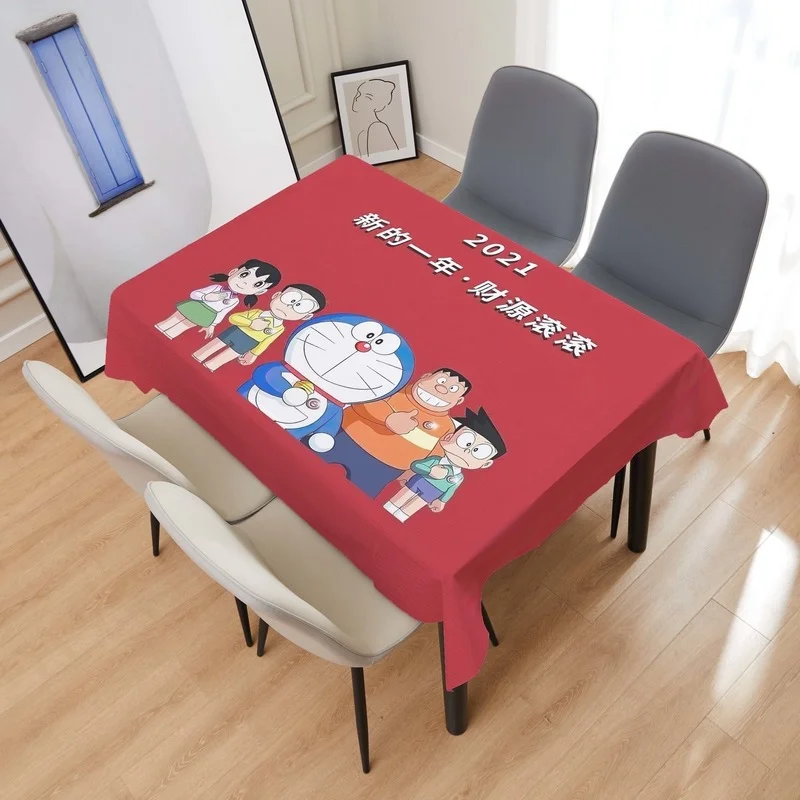 

New Cartoon Anime Cute Fat Cat Tablecloth Children Student Girl Bedroom Wedding Decoration Desk Waterproof Table Mat Manteles
