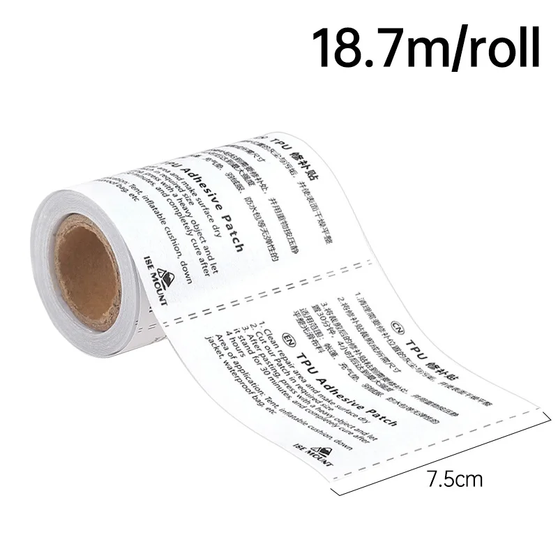 

Комплект лент для ремонта палатки, прозрачная ремонтная лента из ТПУ для рваного каякинга, сумка для дайвинга, водонепроницаемая лента для ремонта кемпингового снаряжения, надувного матраса