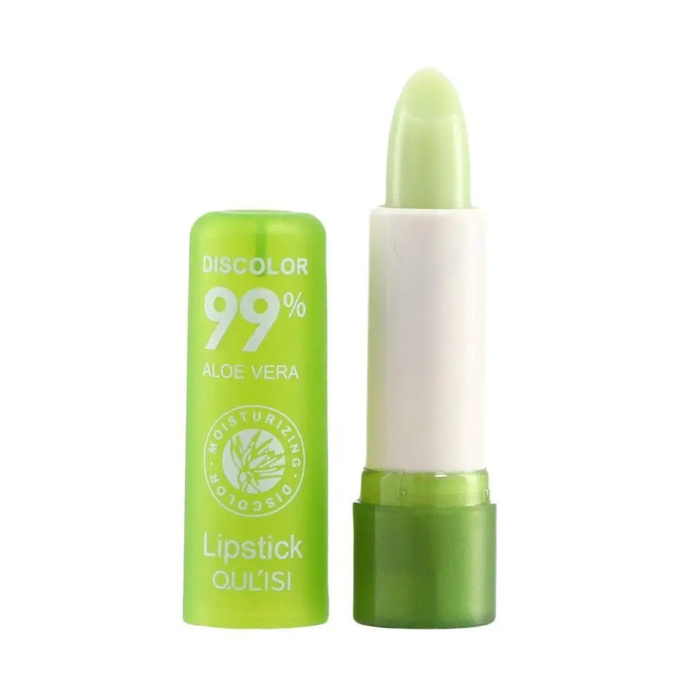 

3.5g Aloe vera lipstick temperature-sensitive discoloration lasting moisturizing waterproof non-fading natural moisturizing