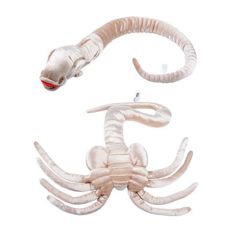 

ALIEN Chestburster Facehugger Chest Burster Anime Figure Toy Plush Stuffed Collectible Toy Christmas Horror Gift For Friend