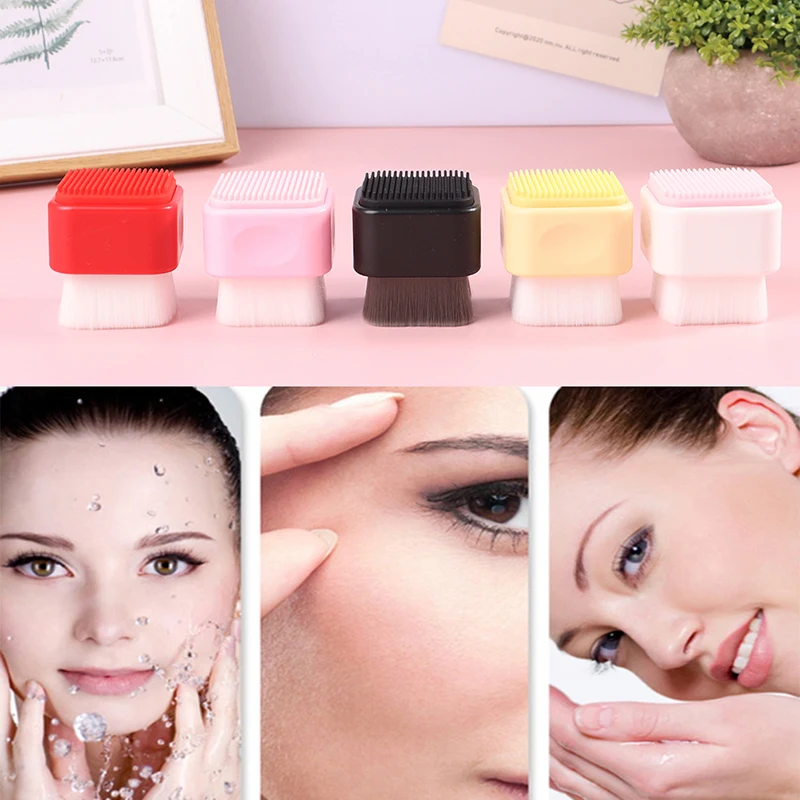 

Силиконовая щетка для чистки лица устройства для чистки лица массажер для лица очиститель кожи Глубокая очистка пор