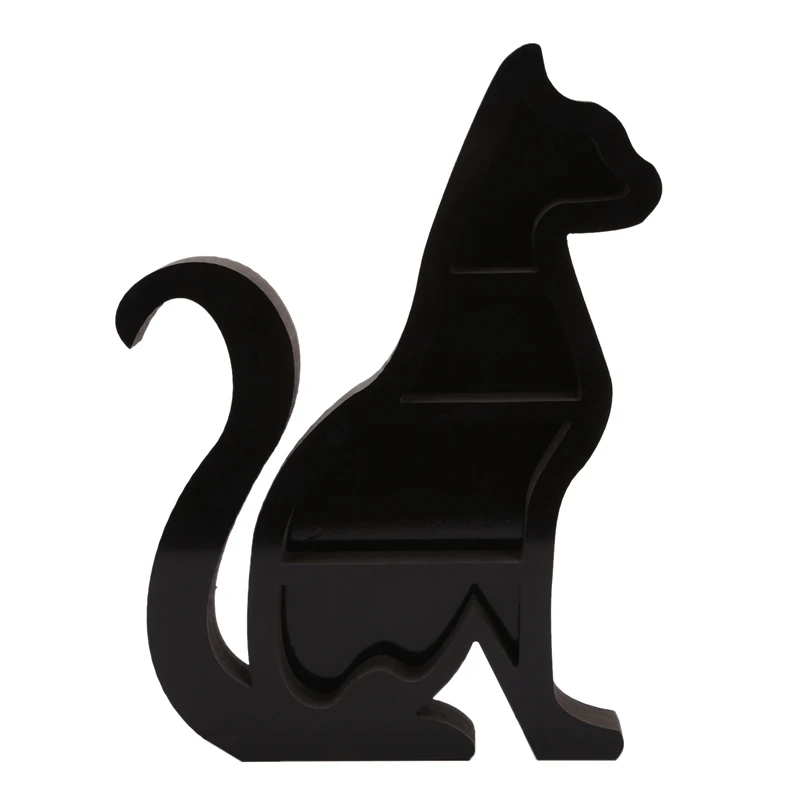 

Стеллаж в виде кошки, стеллаж в виде черного кота из ПВХ, стеллаж для стен, стеллаж для домашнего хранения