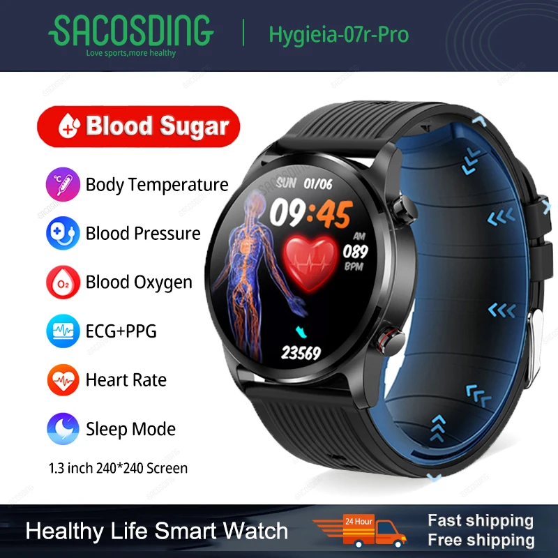 

Inflatable Strap Accurately Measure Heart Rate Blood Oxygen Blood Pressure Smart Watch Temperature Health Sports Smartwatch 2023
