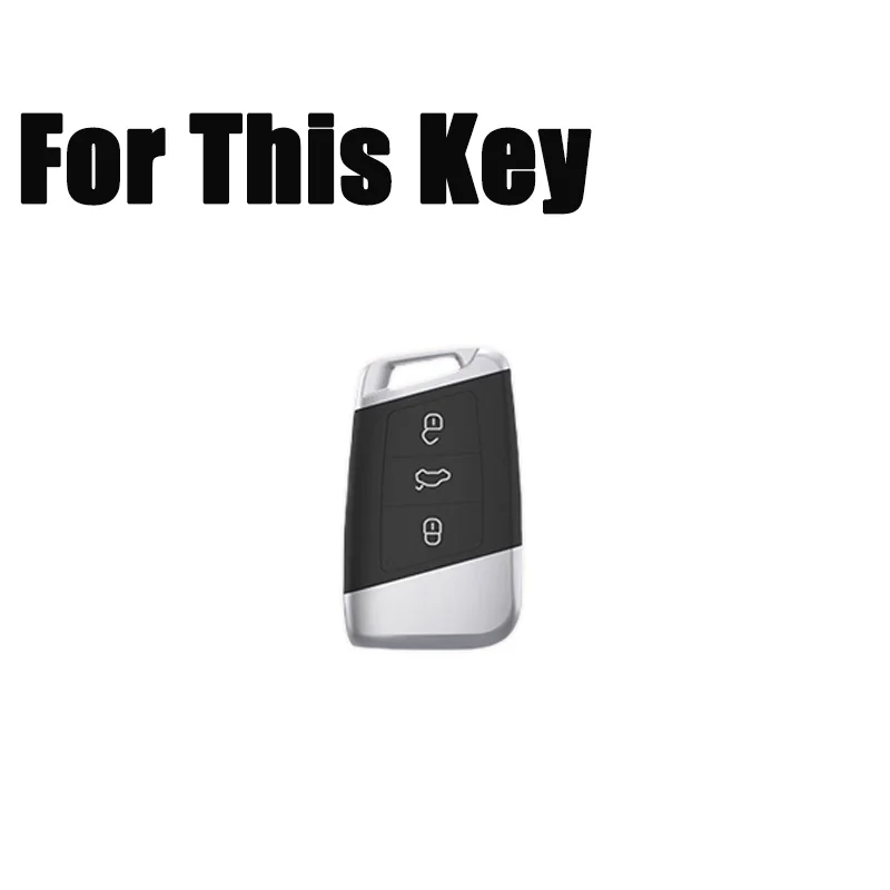 Цинковый сплав ТПУ Автомобильный пульт дистанционного управления Смарт-брелок