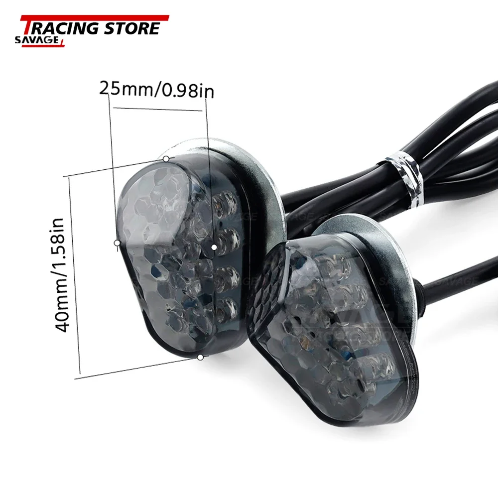 Новый CBR125R CBR250R CBR300R светодиодный указатель поворота с резисторами для мотоцикла