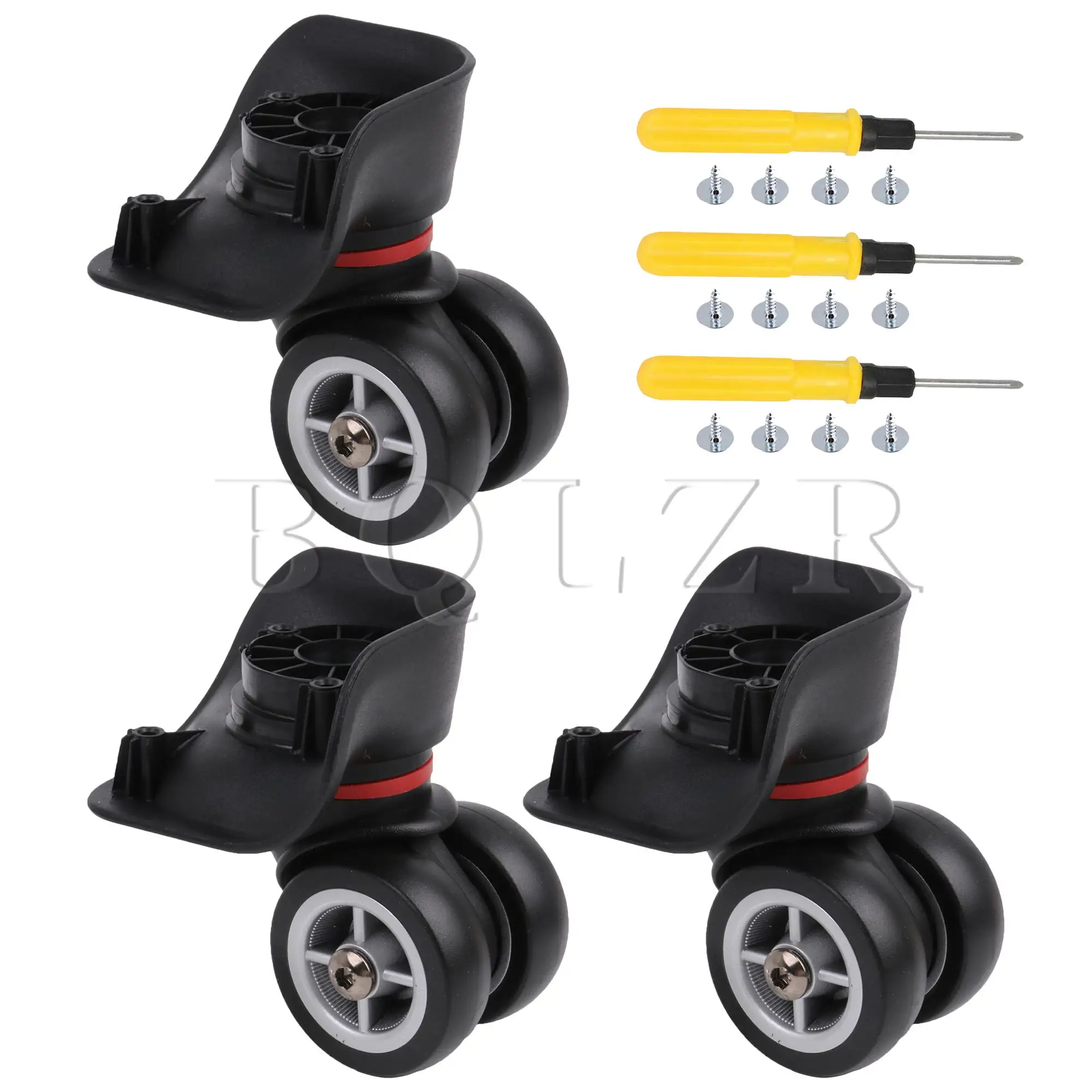 Suitcase Wheels Left Plastic 360 Swivel With Screw
