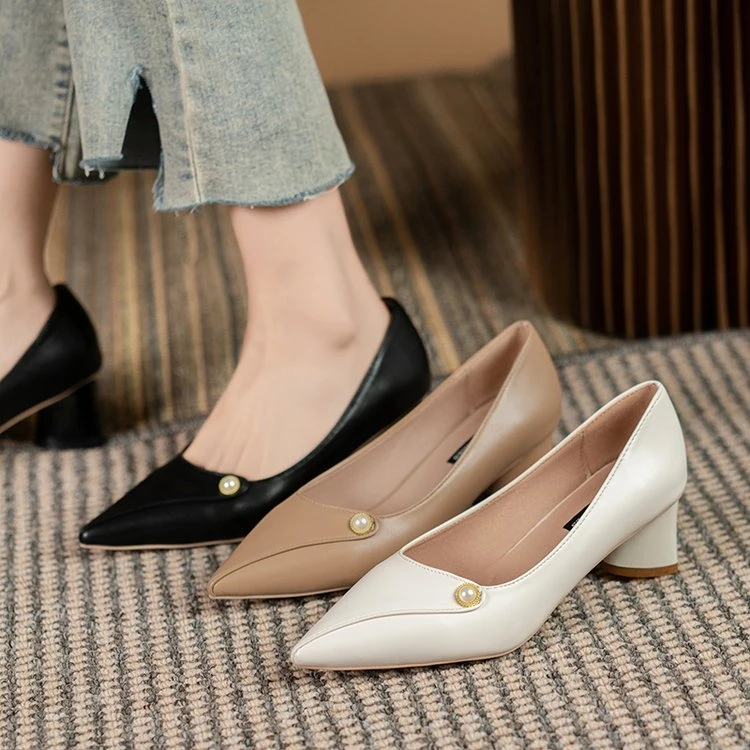 

Women Shoes 2022 Spring Pumps Basketball Platform Chunky Sandals Sexy Heels Pointed Wedge Slip On Footwear Lace-Up Block Sheepsk