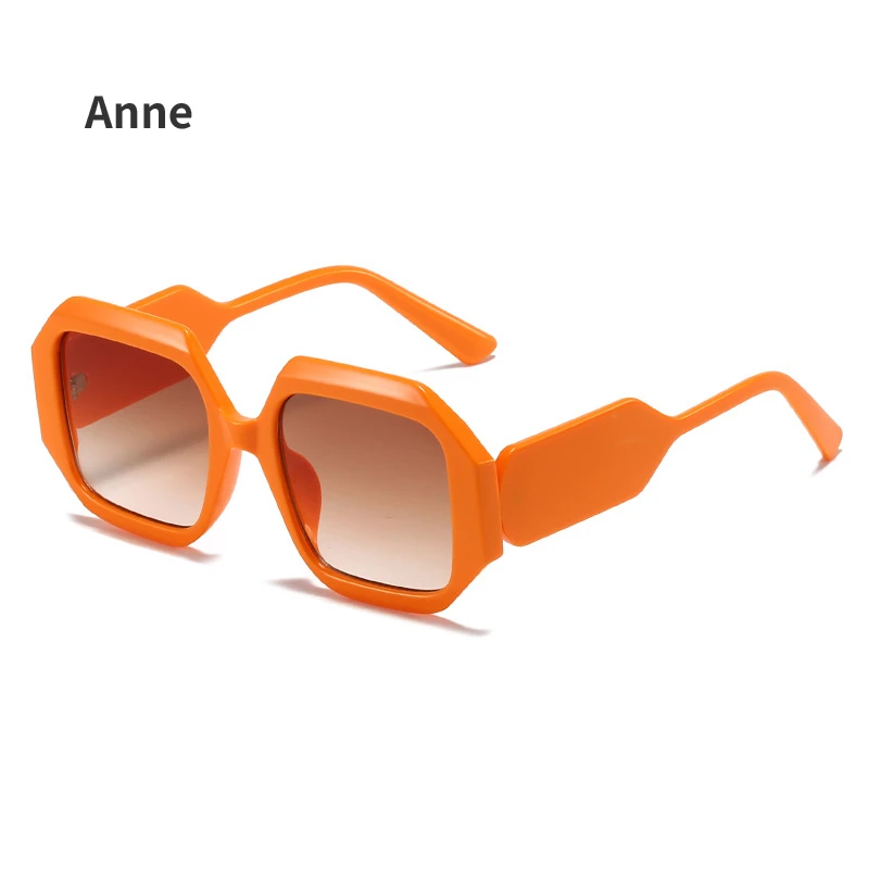 

Ins Punk Square Sunglasses Women Trendy Shades Oversized Sun Glasses Female UV400 Steampunk Gradient Eyewear Goggles Oculos