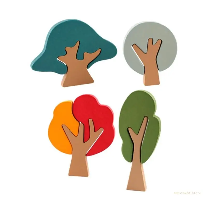 

Y4UD Рождественские украшения для дома, лесная тема, деревянная игрушка ручной работы, декор для мебели