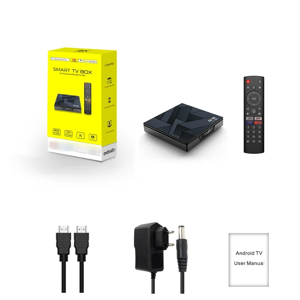 ТВ-приставка GK90 на Android 13, процессор Allwinner H616, 2 ГБ ОЗУ, 8 ГБ ПЗУ, 2.4G5G Dual Wi-Fi, BT5.2, медиаплеер, Set Top BOX (art.: 3920d96aa347d) - 3920d96aa347d