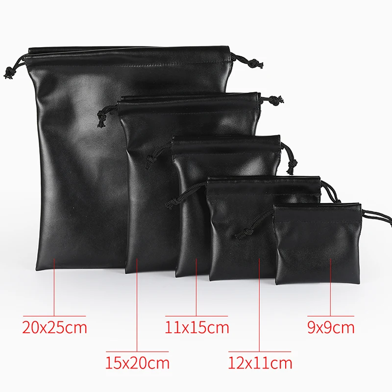 Мягкая сумка для наушников из искусственной кожи на шнурке телефона кабель