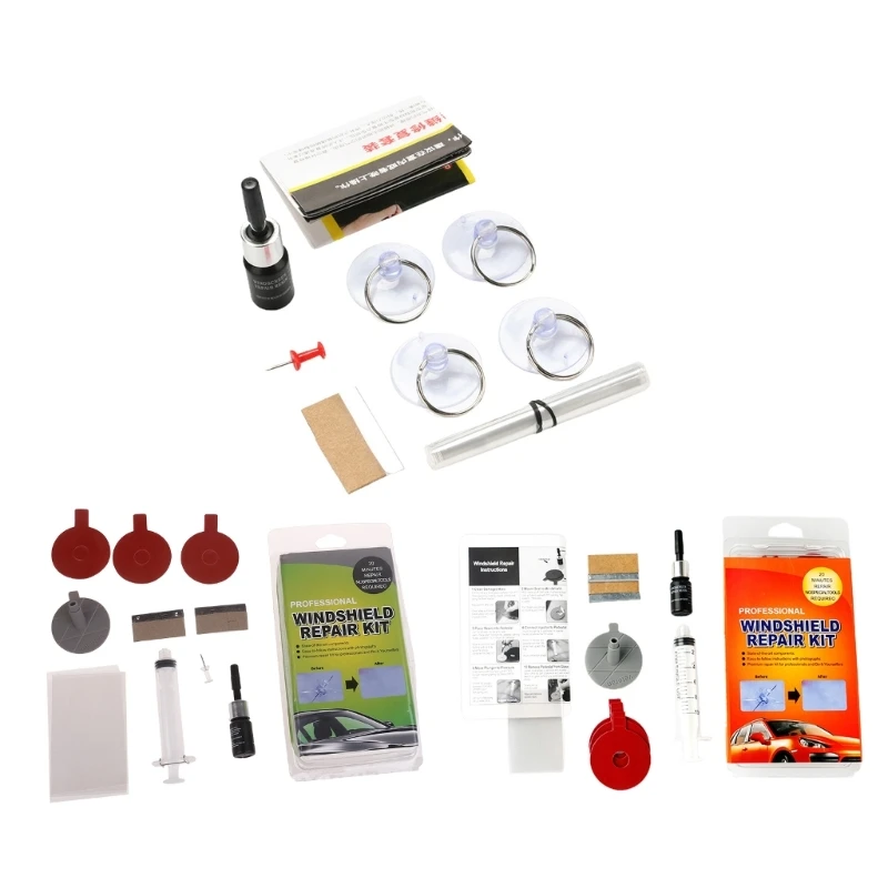 Инструмент для быстрого ремонта лобового стекла автомобиля герметик из смолы