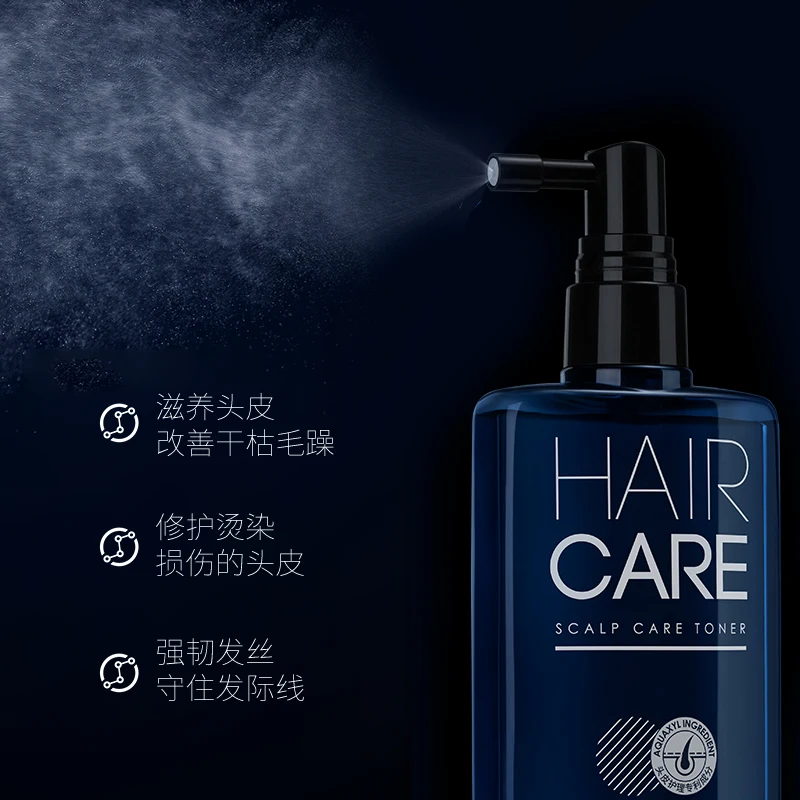 

Blue Men Men's scalp care solution improves dryness and irritability, nourishes hair, prevents hair loss
