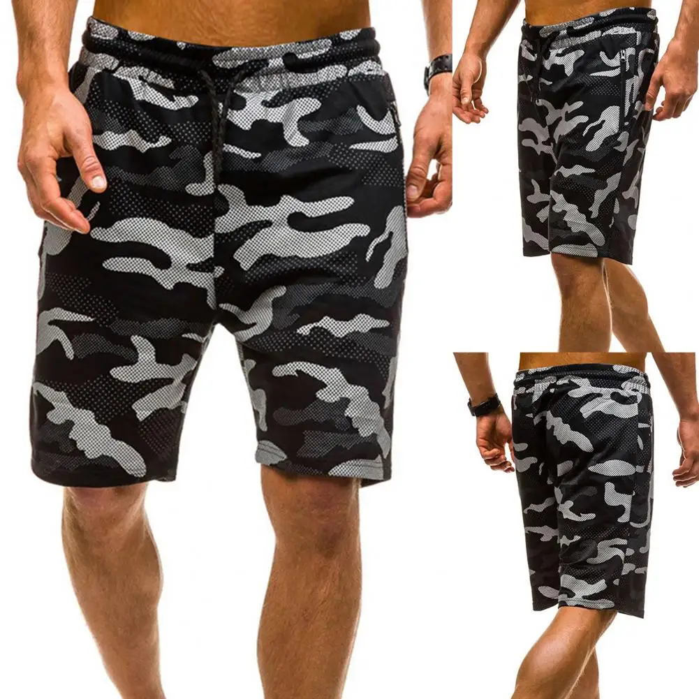 

All Match Simple Knee Length Loose Men Shorts Men Cargo Shorts Straight for Daily Wear