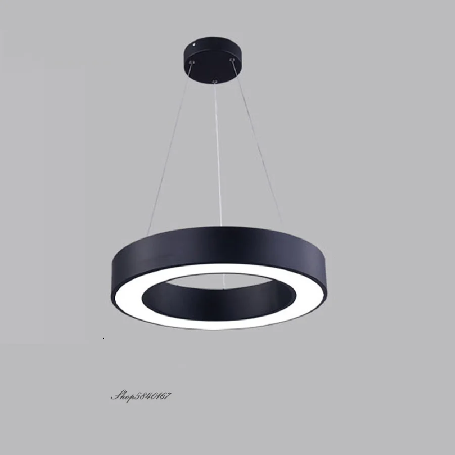 

LED Rings Chandelier Lighting Modern Ceiling Chandeliers Light Lamps Living Room Decoration Dining Room Suspension Hanging Lamp