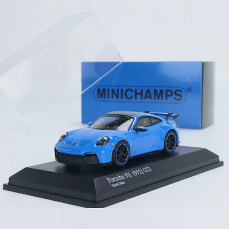 

MINICHAMPS 1:64 Porsche 911(992) GT3 2021 Alloy Die-Cast Vehicle Display - Blue