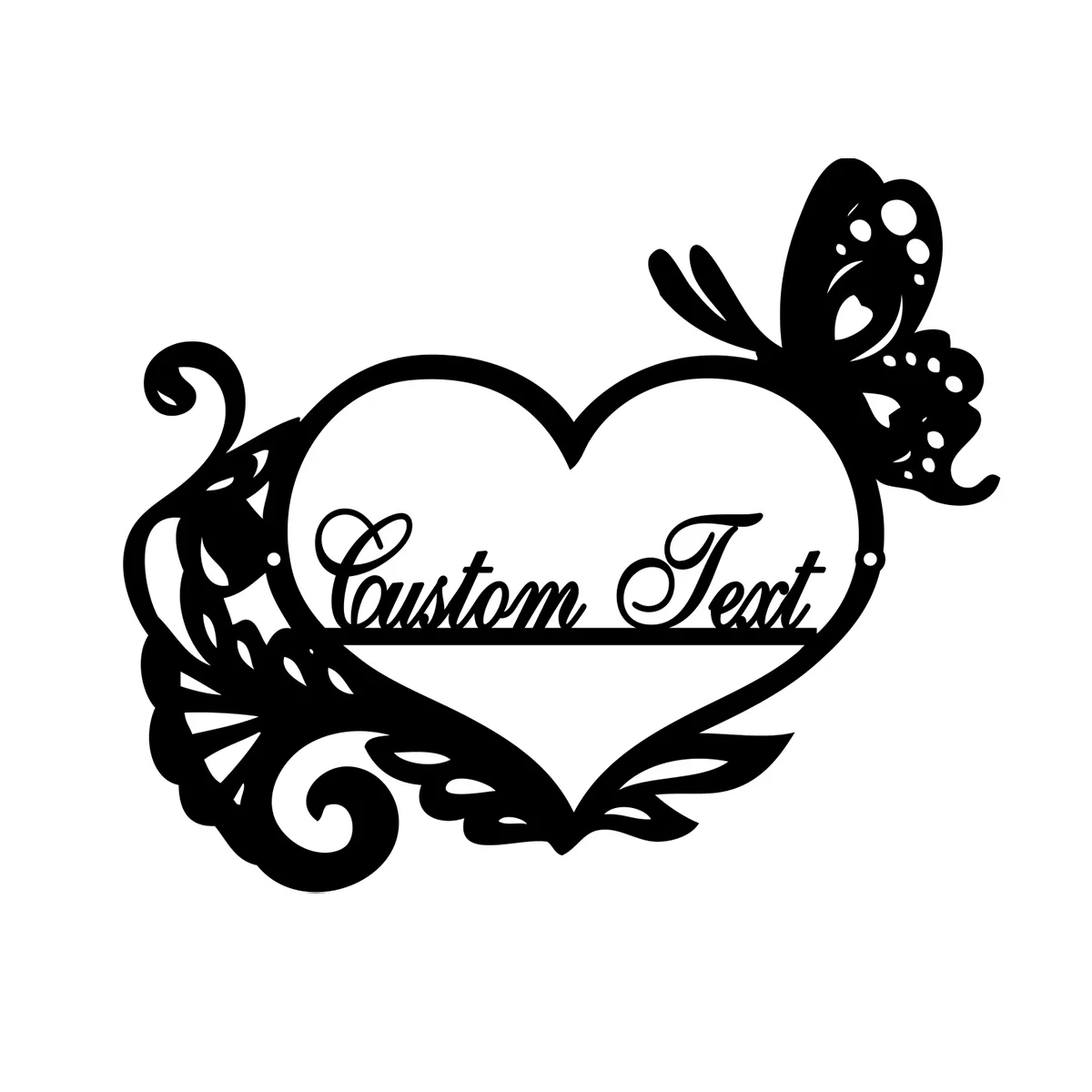 Металлическая именная табличка для девочки