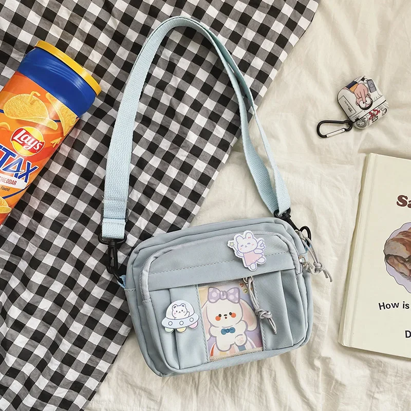 Новинка милая сумка JK для девочек прозрачная маленькая через плечо женщин