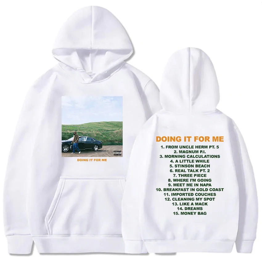 Толстовка мужская с длинным рукавом и графическим принтом в стиле хип-хоп