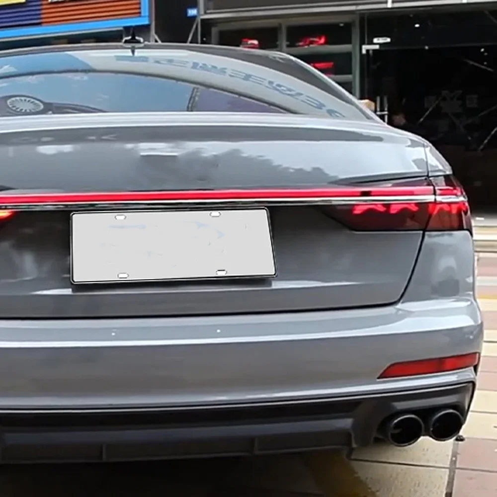 Фото Для Audi A6 C8 2019-2024 автомобильные задние фонари в сборе, обновленный эффект запуска, стиль A8, задние фонари, инструменты, аксессуары №4