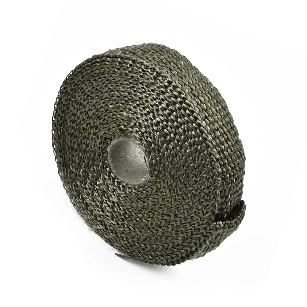 

1pc Car Insulation Tape 5mx2.5cm Motorcycle Shield Exhaust Pipe Bandage Thermal Wrap Insulation Cotton Tape Cloth Accessories