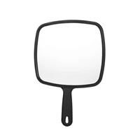 1 pc compact travel mirror barber mirror handheld salon mirror handheld hairdressers mirror cosmetic mirror with handle