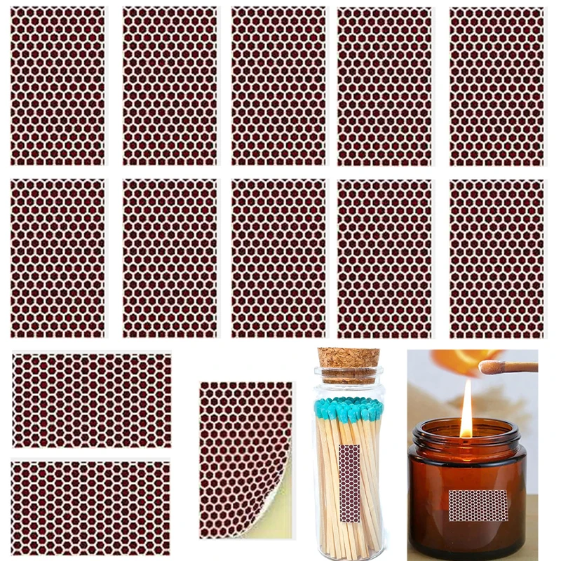 

Match Striker Paper Self-adhesive Phosphorus DIY Manual Match Eraser Leather Flower Phosphorus Paper DIY Candle Accessories