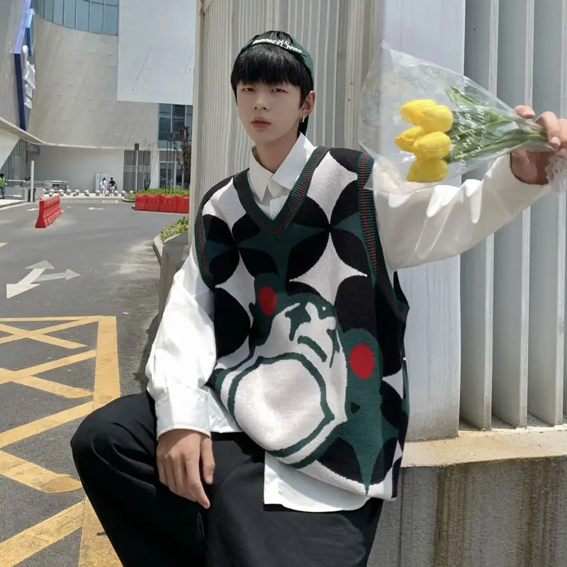 Мужская одежда модная винтажная уличная в стиле Харадзюку Y2K эстетический