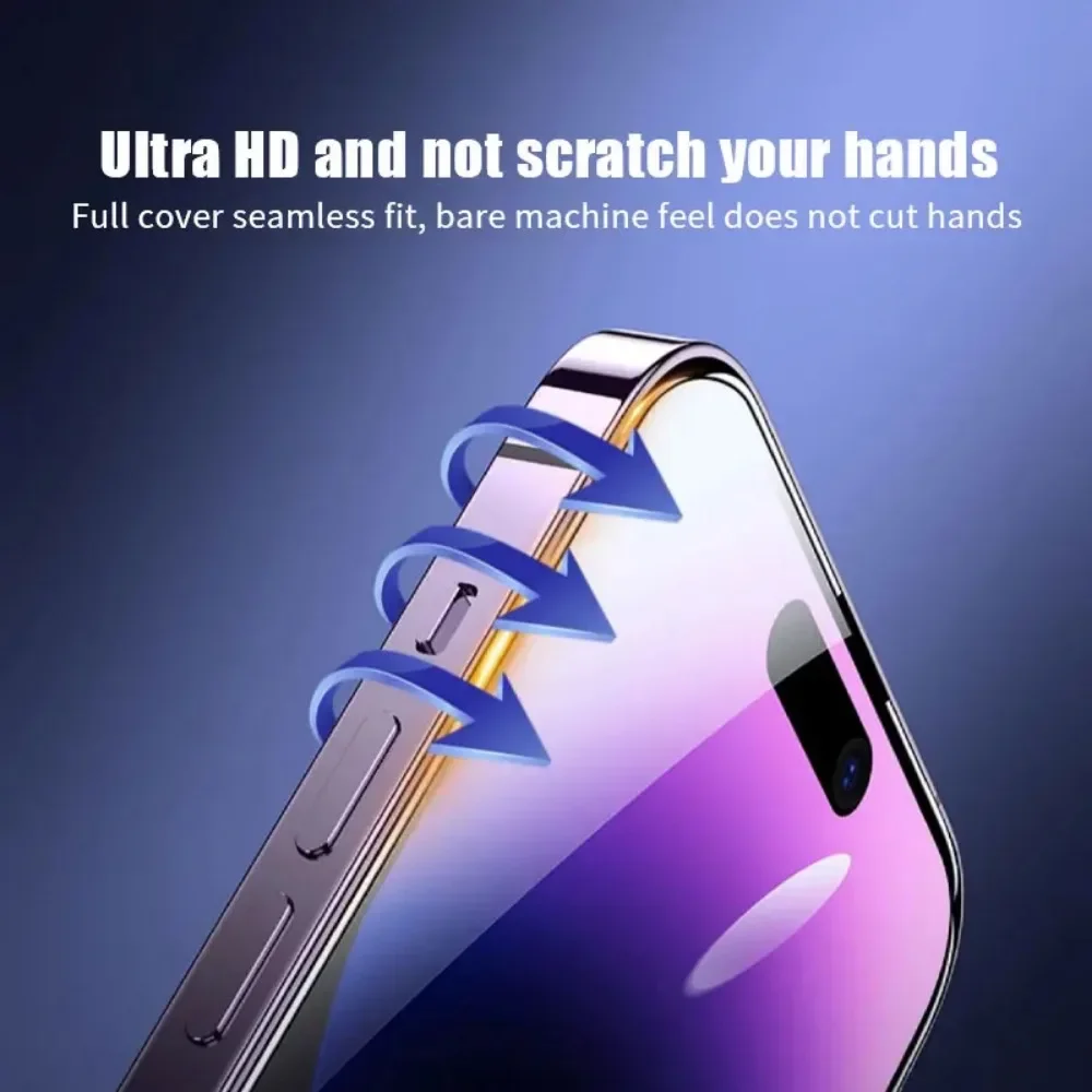 3Pcs Tempered Glass For Iphone 16 15 14 13 12 11 Pro Phone Screen Protector X XR XS MAX Protective Film On Smartphone