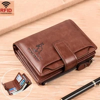 mens coin purse wallet brand men leather men wallets purse short male clutch leather wallet mens money bag quality guarantee
