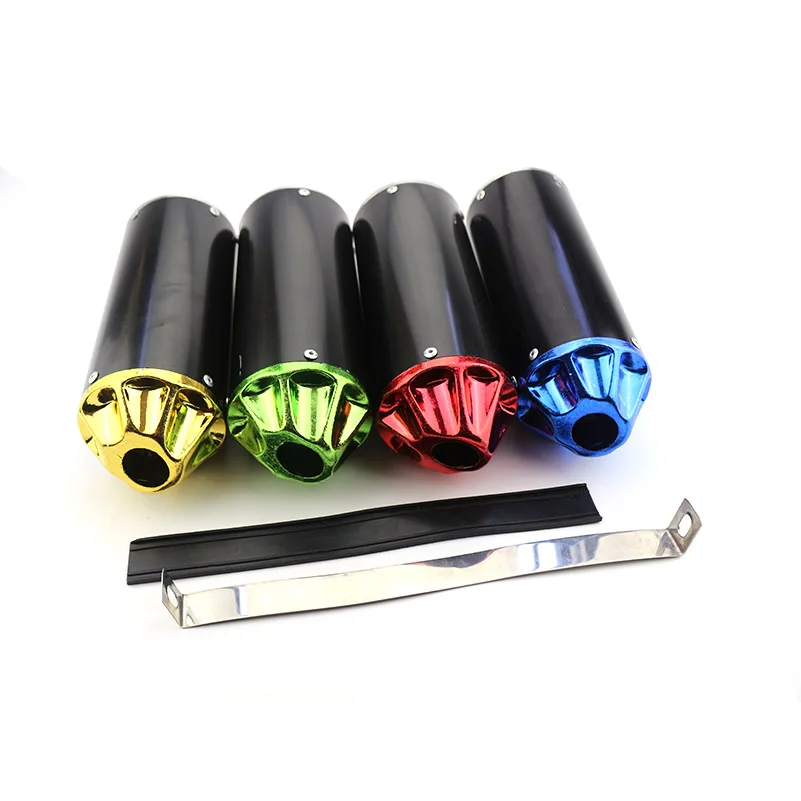 

Универсальный глушитель выхлопной трубы для мотоцикла, мотоцикла, квадроцикла, скутера, выхлопной глушитель двигателя, труба для мотокросса, кроссового велосипеда