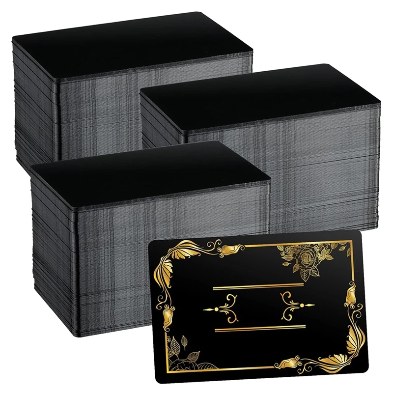 SEWS-550 шт. металлические визитные карточки с гравировкой алюминиевых пластинок