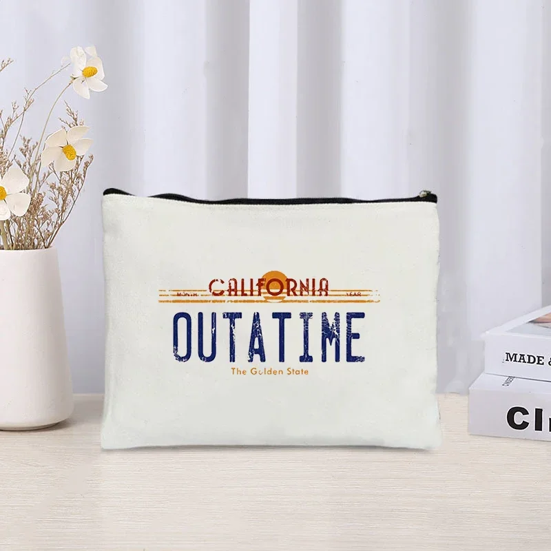 Калифорния Outatime Racing узор сумка женская винтажная ретро косметичка мужской пенал