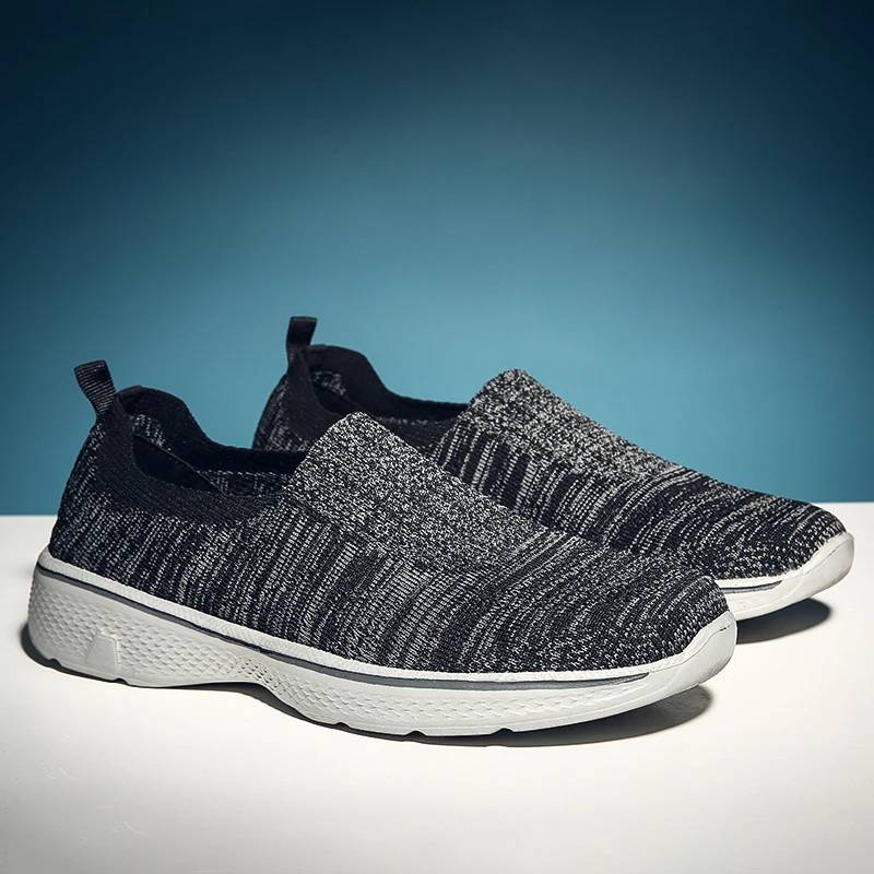 

Fashion Man Casual Shoes Loafers Men Sneakers Slip On Shoes Outdoor Male Sports Shoes Leisure Walking Tenis Shoes Big Size 45 46
