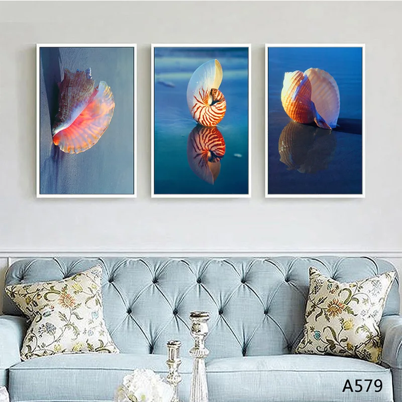 

Frameless Minimalist Nordic Style Triple Micro-jet Painting Core New Home Bedroom Living Room Canvas Wall Art