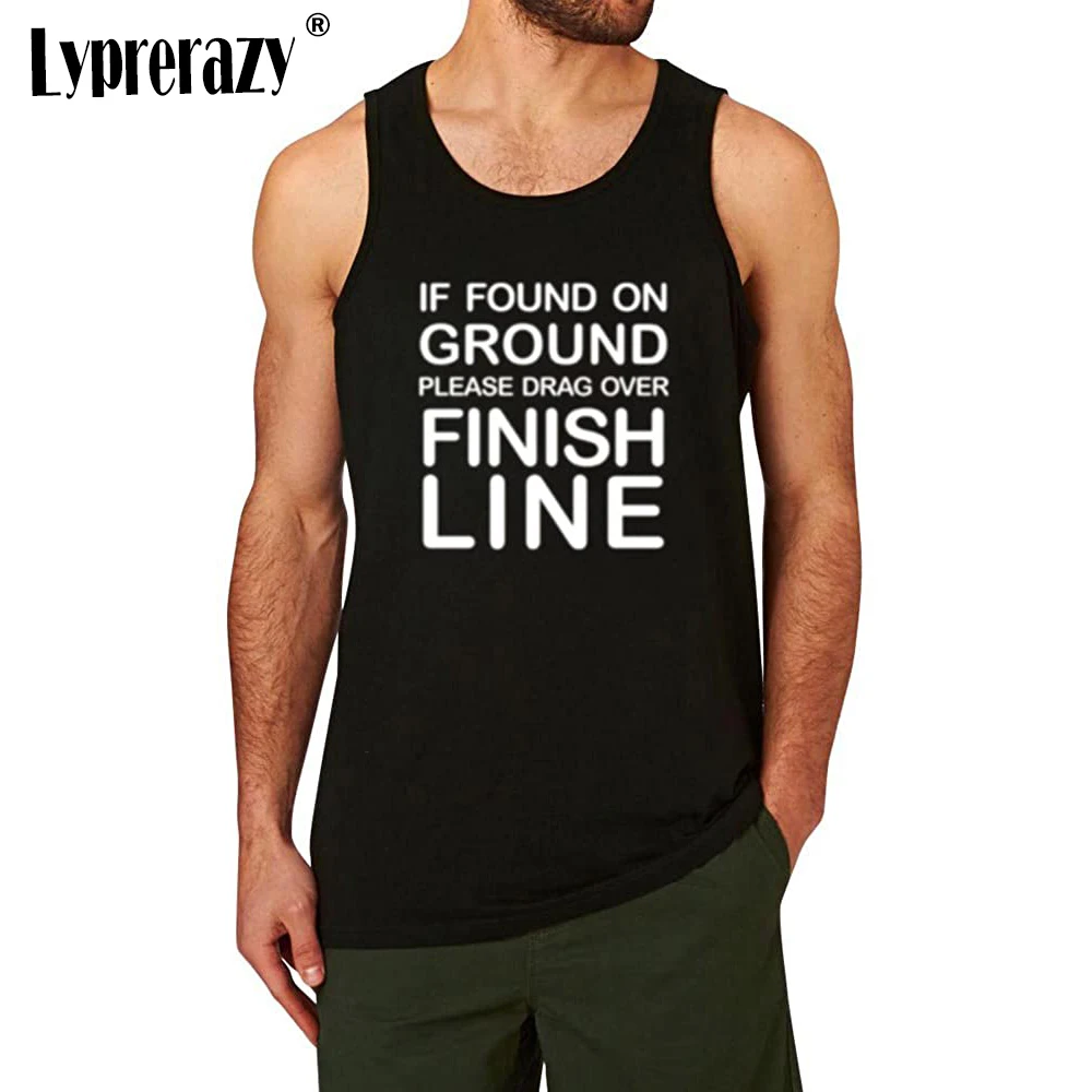

Lyprerazy мужская майка для тренировок, летняя хлопковая майка с буквенным принтом