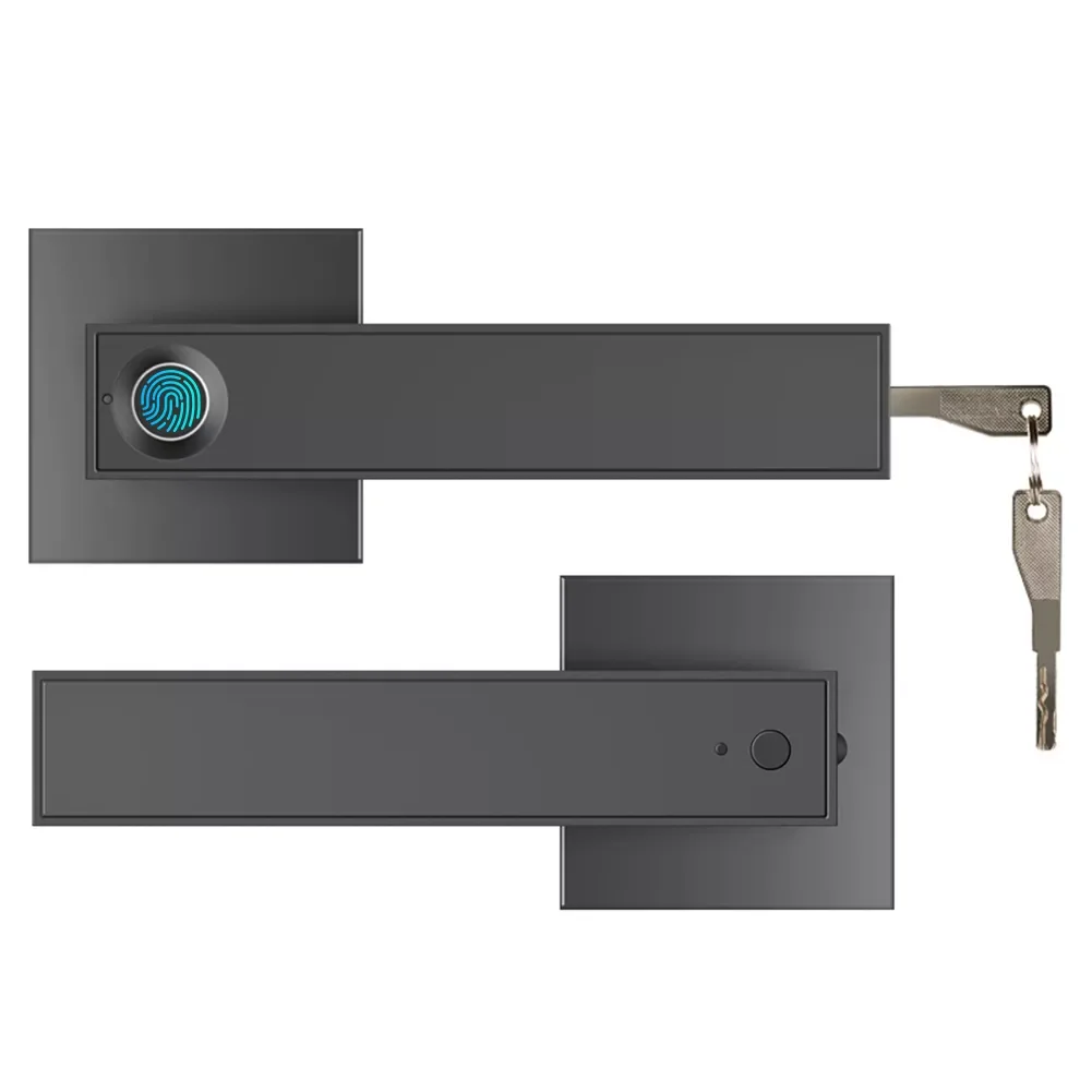 

Electronic Zinc Alloy Semiconductor Smart Handle Door Lock Key Electronic Bedroom Sensitive Smart Biometric