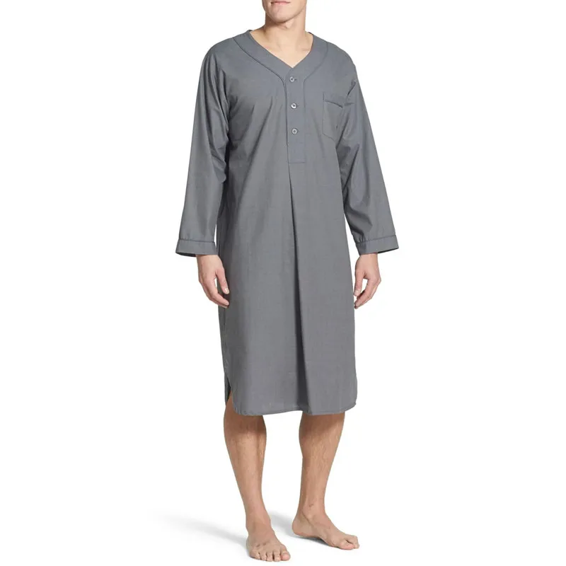 Man Muslim Long Pajamas Home Robe