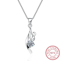 sterling silver necklace fashion zircon necklace minimalist trend boutique necklace