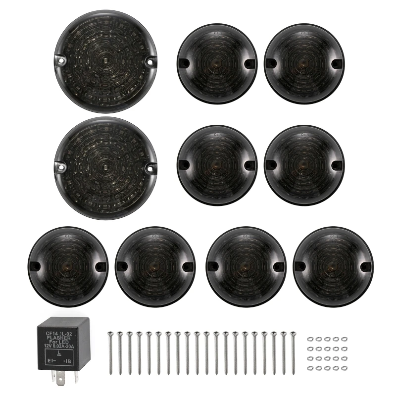 

10 шт., фонари для указателей поворота Land Rover Defender 90/110 1983-2016