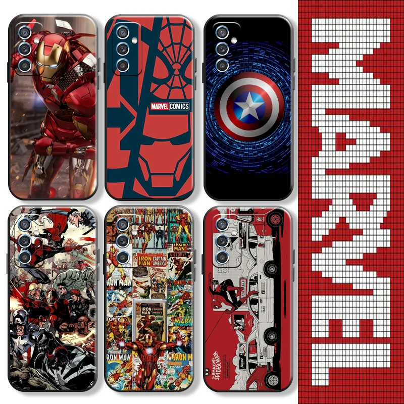 

Marvel Avengers Iron Man For Huawei Y6 2019 Y9 2018 Y7 Y9 Prime 2019 Phone Case Liquid Silicon Soft Black Carcasa