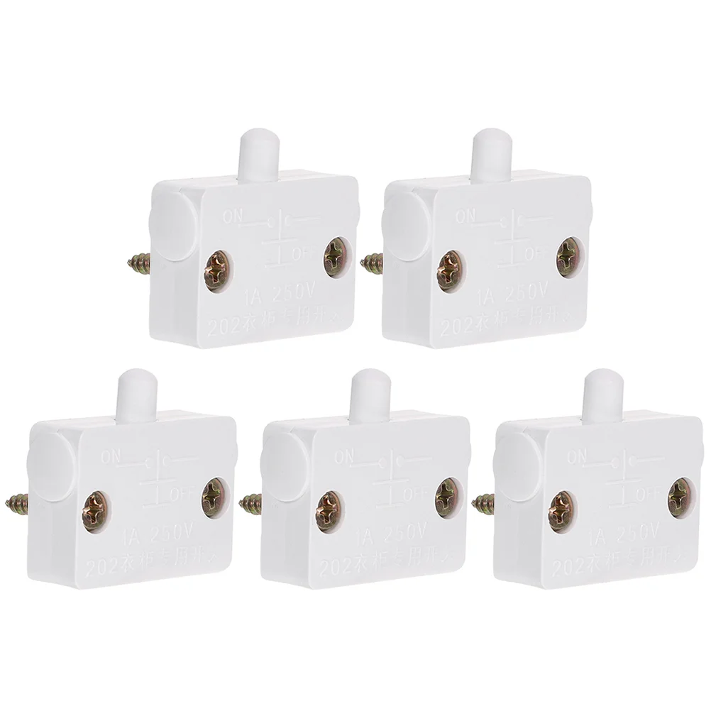 

5pcs Led Closet Switch Cabinet On Off Switch Electrical Door Switch Electric Switch
