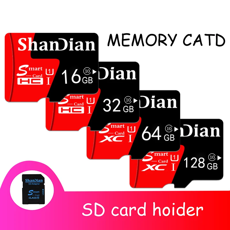 Memory sd card 128GB memory card 64 gb Mini SmartSD flash drive 16gb 32 gb memoria TF Card For Phone 8gb Creative Business gift