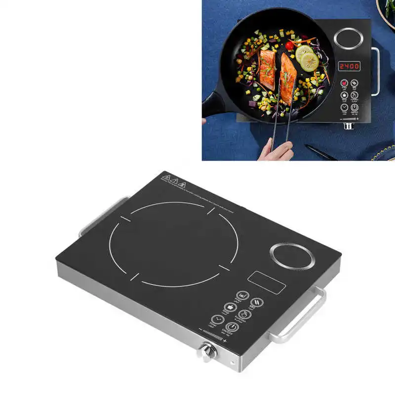 Portable Induction Cooker Multifunctional Induction Cooktop Touch Screen for Family and Restaurant Cooking Appliance EU 220V