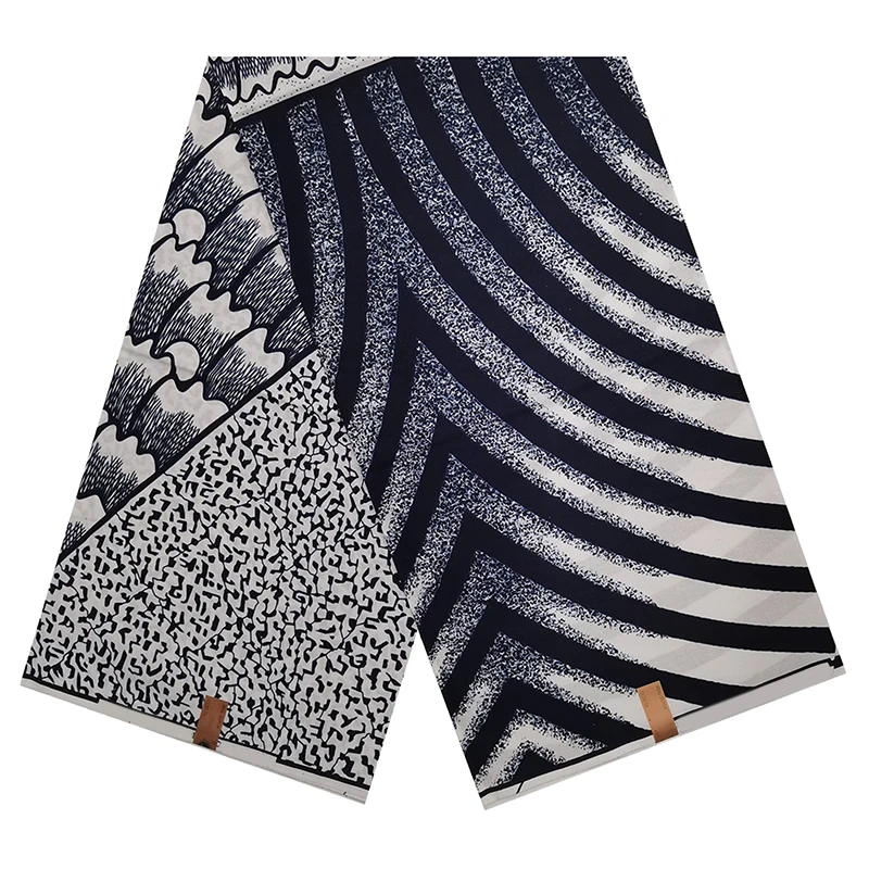 Последняя модная восковая ткань Анкара настоящая мягкая африканская