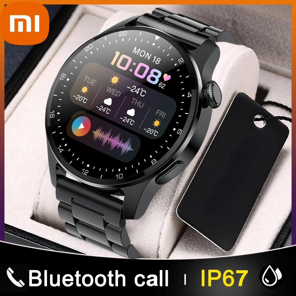 

Смарт-часы xiaomi мужские водонепроницаемые с поддержкой Bluetooth и Пульсометром
