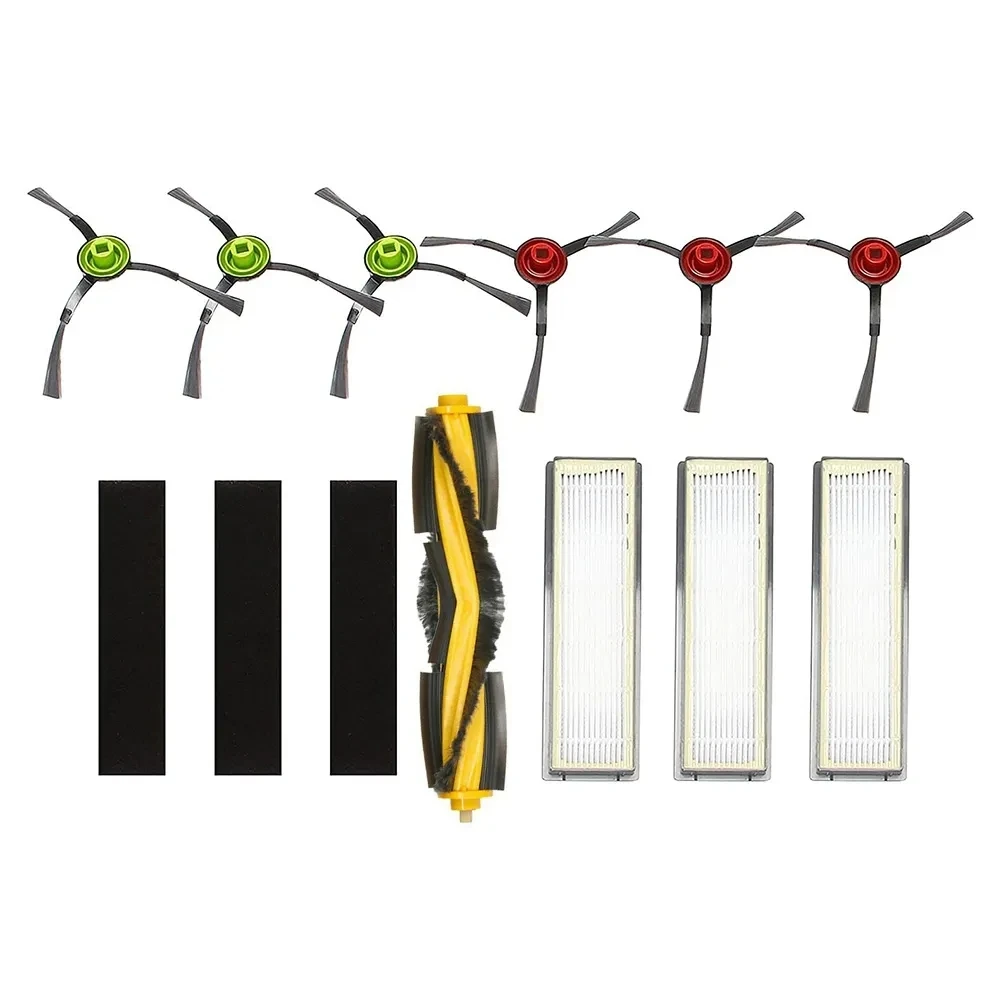 

13pcs/set Main Brush + Side Brush + Filters Kit For ECOVACS DEEBOT OZMO920/OZMO950/N8/T8/T9 Series Vacuum Cleaner